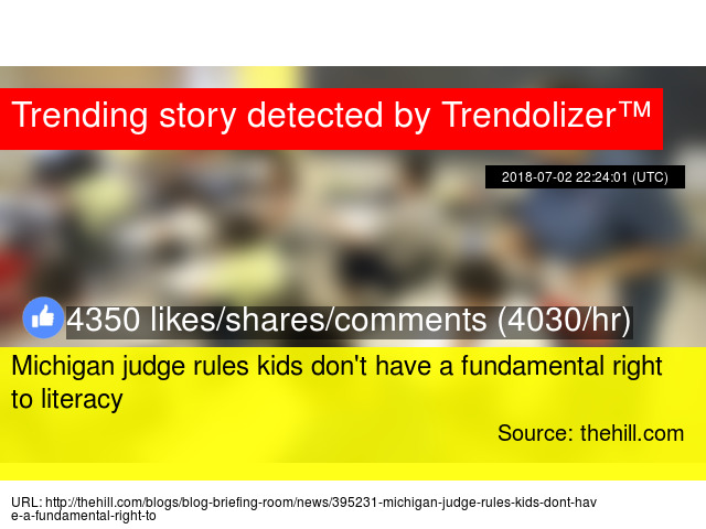 Michigan Judge Rules Kids Dont Have >> Michigan Judge Rules Kids Don 039 T Have A Fundamental Right To Michigan Judge Rules Kids Dont Have >> Michigan Judge Rules Kids Don 039 T Have A Fundamental Right To