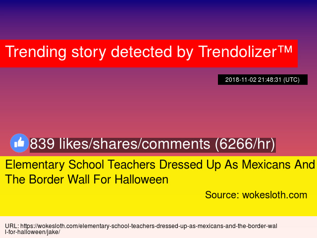 elementary school teachers dressed up as mexicans and the border elementary border