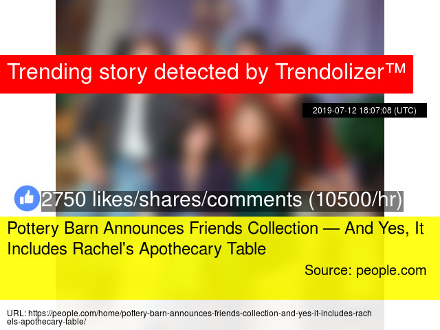 Pottery Barn Announces Friends Collection And Yes It Includes