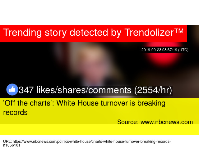 White House Turnover Chart