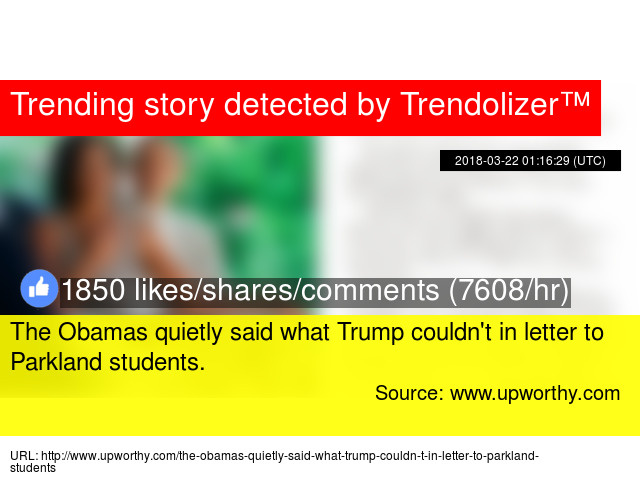 the obamas quietly said what trump couldn 39 t in letter to obamas letter to trump